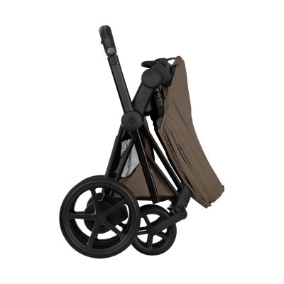 Cybex e-Priam 5 Style Kinderwagen 2-in-1 - Matt Black/Coconut Brown