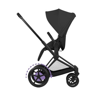 Cybex e-Priam 5 Comfort Kinderwagen 2-in-1 - Black/Sepia Black Cybex e-Priam 5 Comfort Kinderwagen 2-in-1 - Black/Sepia Black