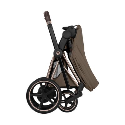 Cybex e-Priam 5 Style Kinderwagen 2-in-1 - Rosegold/Coconut Brown Cybex e-Priam 5 Style Kinderwagen 2-in-1 - Rosegold/Coconut Brown