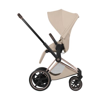 Cybex e-Priam 5 Style Kinderwagen 2-in-1 - Rosegold/Cozy Beige