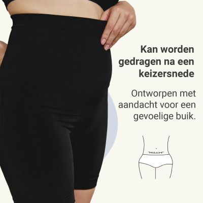 Carriwell Postpartum Shapewear Shorts - Maat S - Zwart