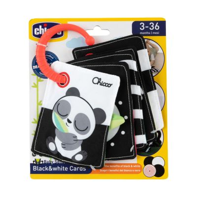 Chicco Contrastkaarten - Zwart / Wit Chicco Contrastkaarten - Zwart / Wit