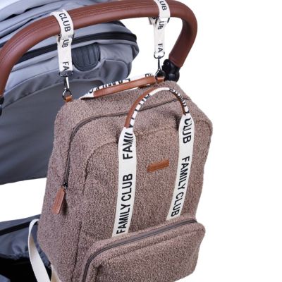 Childhome Family Club Verzorgingsrugzak - Signature - Teddy - Zacht Bruin