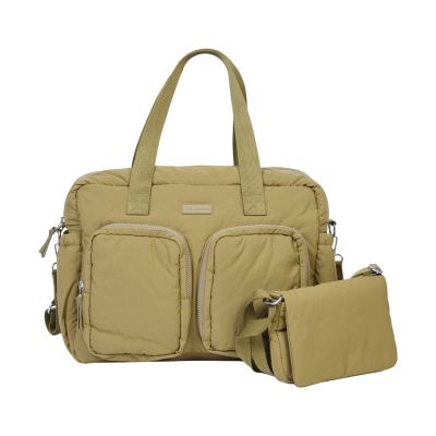 Childhome Luiertas + Handtas Mellow - Kaki 
