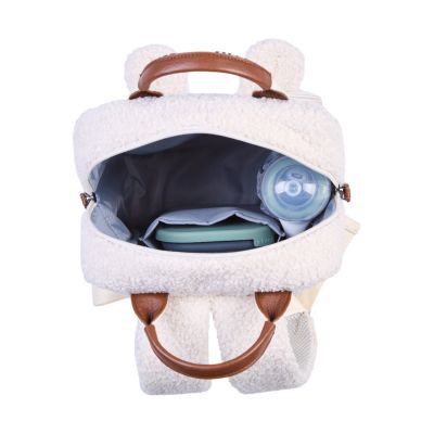 Childhome Mini Club Kinderrugzak - Signature - Teddy - Ecru