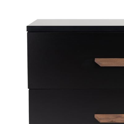 TWF Meegroeibed - Commode 3 Laden - Hanglegkast XL 3 Deuren 2 Lade Modena Walnoot TWF Meegroeibed - Commode 3 Laden - Hanglegkast XL 3 Deuren 2 Lade Modena Walnoot