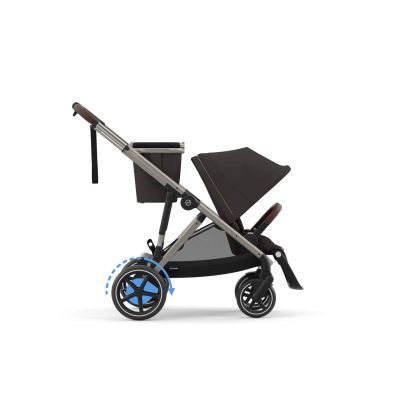 Cybex e-Gazelle S 3-in-1 Kinderwagen Set S - Taupe/Chocolate Brown Cybex e-Gazelle S 3-in-1 Kinderwagen Set S - Taupe/Chocolate Brown