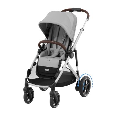 Cybex E-Gazelle S DUO kinderwagen 3-in-1 Stone Grey/Mid Grey Cybex E-Gazelle S DUO kinderwagen 3-in-1 Stone Grey/Mid Grey