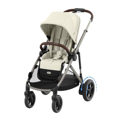 Cybex E-Gazelle S DUO kinderwagen 3-in-1 Seashell Beige / Light Beige Cybex E-Gazelle S DUO kinderwagen 3-in-1 Seashell Beige / Light Beige