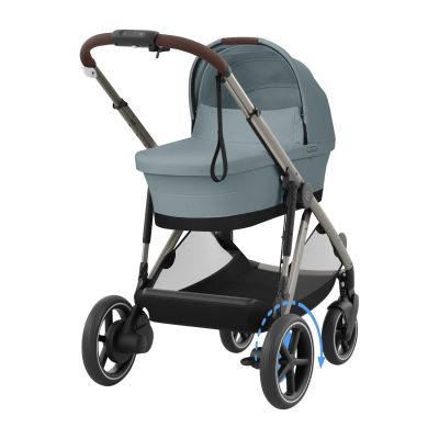 Cybex E-Gazelle S Kinderwagen 2-in-1 -Stormy Blue/Light Blue