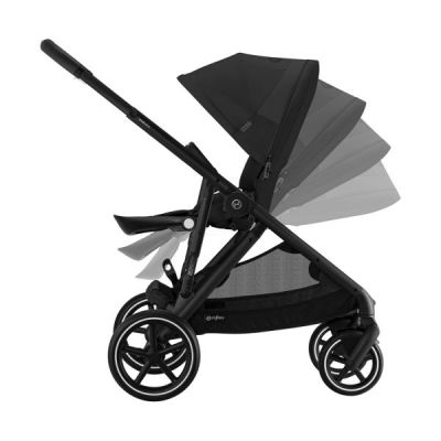 Cybex Kinderwagen Gazelle S Moon Black + Reiswieg