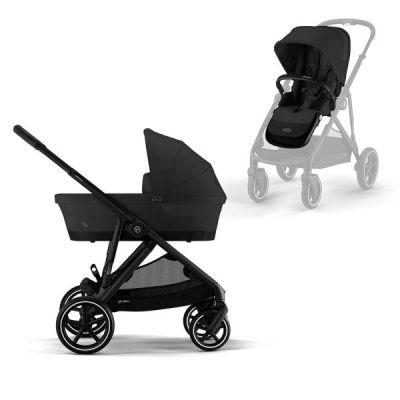 Cybex Gazelle S Kinderwagen 2-in-1 - Black - Moon Black Cybex Gazelle S Kinderwagen 2-in-1 - Black - Moon Black