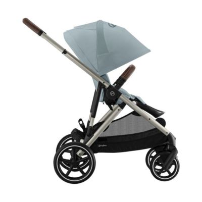 Cybex Kinderwagen Gazelle S - Stormy Blue / Light Blue + Reiswieg
