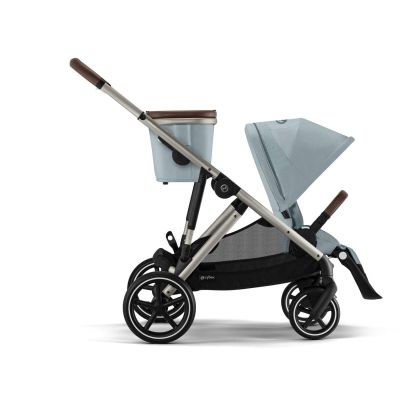 Cybex Kinderwagen Gazelle S - Stormy Blue / Light Blue + Reiswieg