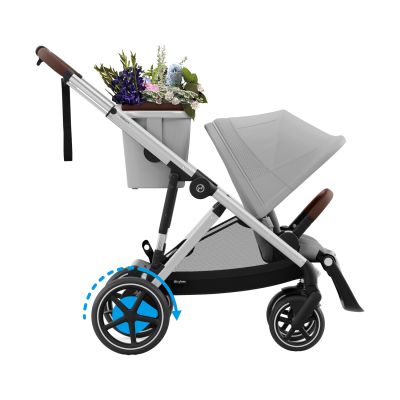 Cybex Wandelwagen eGazelle S SLV Stone Grey/Mid Grey Cybex Wandelwagen eGazelle S SLV Stone Grey/Mid Grey