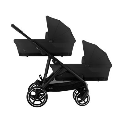 Cybex Tweelingwagen Gazelle S Moon Black - Black Cybex Tweelingwagen Gazelle S Moon Black - Black