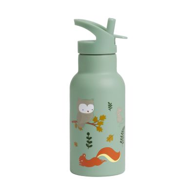 A Little Lovely Company RVS Drinkfles - Forest Friends