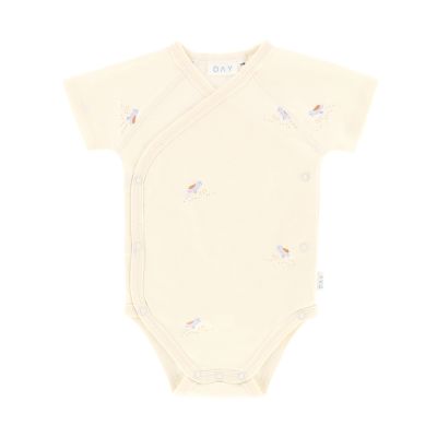 DAY Overslagromper Korte Mouw - Cream