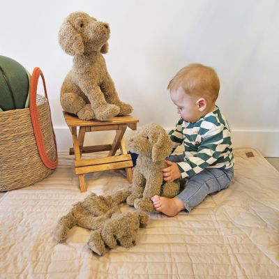 Happy Horse Knuffeldoekje - Hond Brownie - 22 cm - Bruin