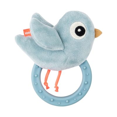Done By Deer Sensory Ratlle With Teether Birdee Blue