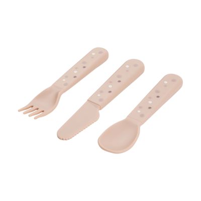 Done By Deer Foodie Cutlery Set Happy Dots Powder