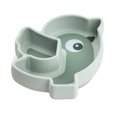 Done By Deer Silicone Stick&Stay Snack Bord Birdee Green