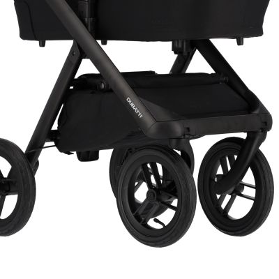 Dubatti One E6 Kinderwagen 2-in-1 - Black / Pitch Black Dubatti One E6 Kinderwagen 2-in-1 - Black / Pitch Black