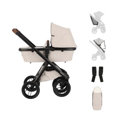 Dubatti One E6 Kinderwagen 2-in-1 - Dark Brown / Tofu Grey Dubatti One E6 Kinderwagen 2-in-1 - Dark Brown / Tofu Grey