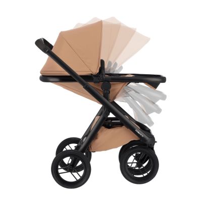 Dubatti One E6 Kinderwagen 2-in-1 - Black / Soft Terra