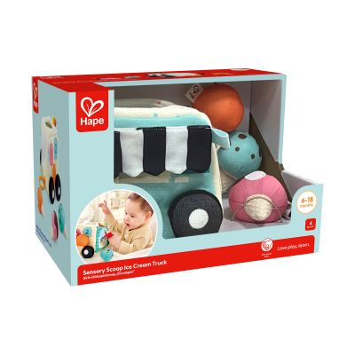 Hape Activiteitenspeelgoed - Sensory Scoop Ice Cream Truck