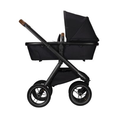 Dubatti One E5 Kinderwagen 2-in-1 Black Frame Black/Dark Brown