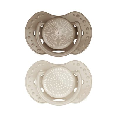 Difrax Fopspeen Danamic Harmony Creme - L Brown 18 mnd+