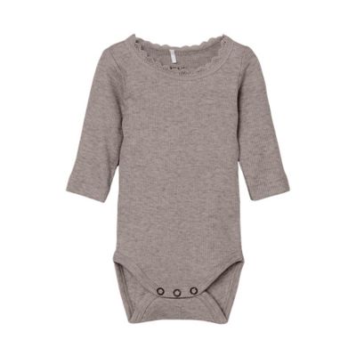 Name It Lace Romper - Kab NOOS - Satellite Melange