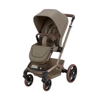 Maxi-Cosi Fame 3-in-1 Kinderwagen Met Coral Slide Pro Autostoel - Oak Truffle
