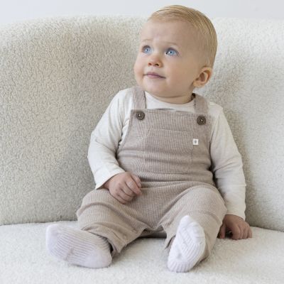 Feetje Tuinbroek Rib The Magic Is In You Taupe Melange 50