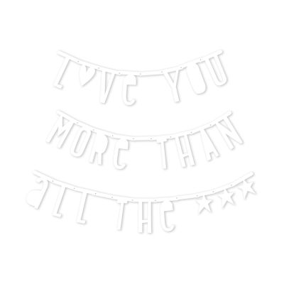 A Little Lovely Company Letter Banner - White