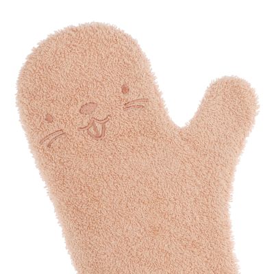 Nifty Washand Baby Shower Glove Pink Beaver