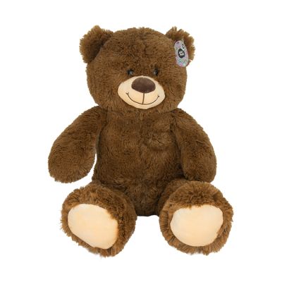 JollyPlush Knuffelbeer - 50 cm - Donkerbruin