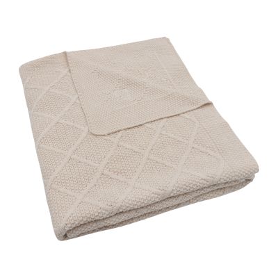 Jollein Check Knit Wiegdeken - 75 x 100 cm