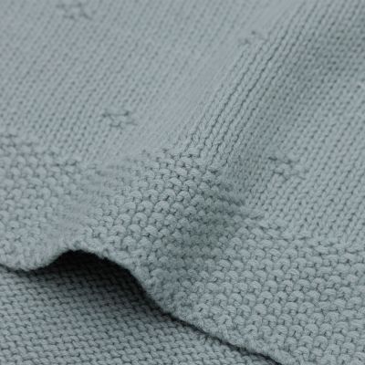 Jollein Cosy Knit Wiegdeken - 75 x 100 cm - Sea Green