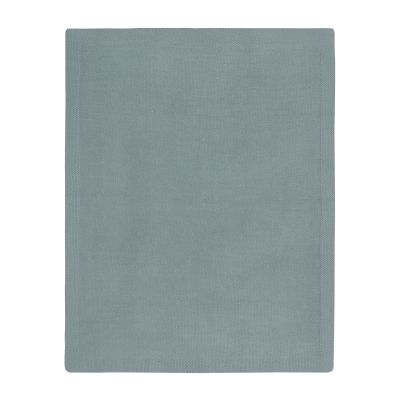 Jollein Cosy Knit Wiegdeken - 75 x 100 cm - Sea Green