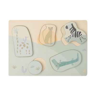 Jollein Jungle Jambo Puzzel - Hout