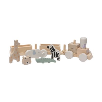 Jollein Jungle Jambo Speelgoedtrein - Hout