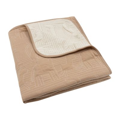 Jollein Jungle Jambo Ledikantdeken - 100 x 150 cm - Biscuit / Oatmeal 