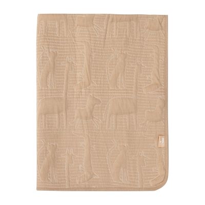 Jollein Wiegdeken Jungle Jambo Biscuit / Oatmeal 75 x 100 cm