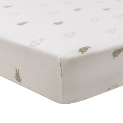 Jollein Wieghoeslaken Jersey Happy Miffy Olive Green 40/50 x 80/90 cm