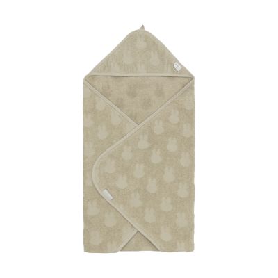 Jollein Badcape Badstof Miffy Jacquard Olive Green