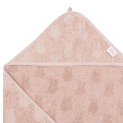 Jollein Badcape Badstof Miffy Jacquard Wild Rose
