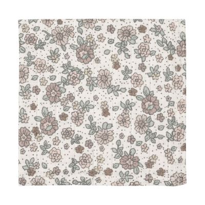 Jollein Monddoek Hydrofiel Retro Flowers 31 x 31 cm 3-Pack