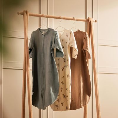 Jollein Slaapzak Zomer Met Afritsbare Mouw - 90 cm - Ajour Seagreen
